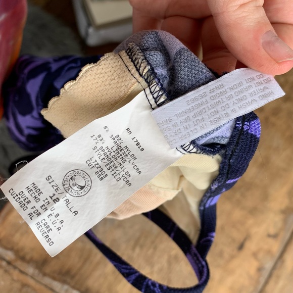 Vintage Floral Liz Claiborne Swimsuit - Picture 3 of 7